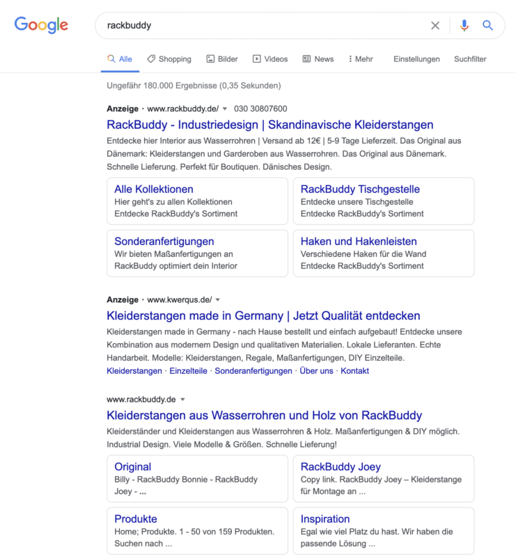 Suchergebnis bei Google für Suche nach „rackbuddy“